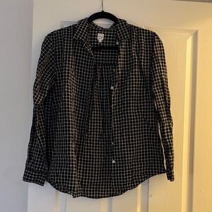Black and White Checkered Shirt